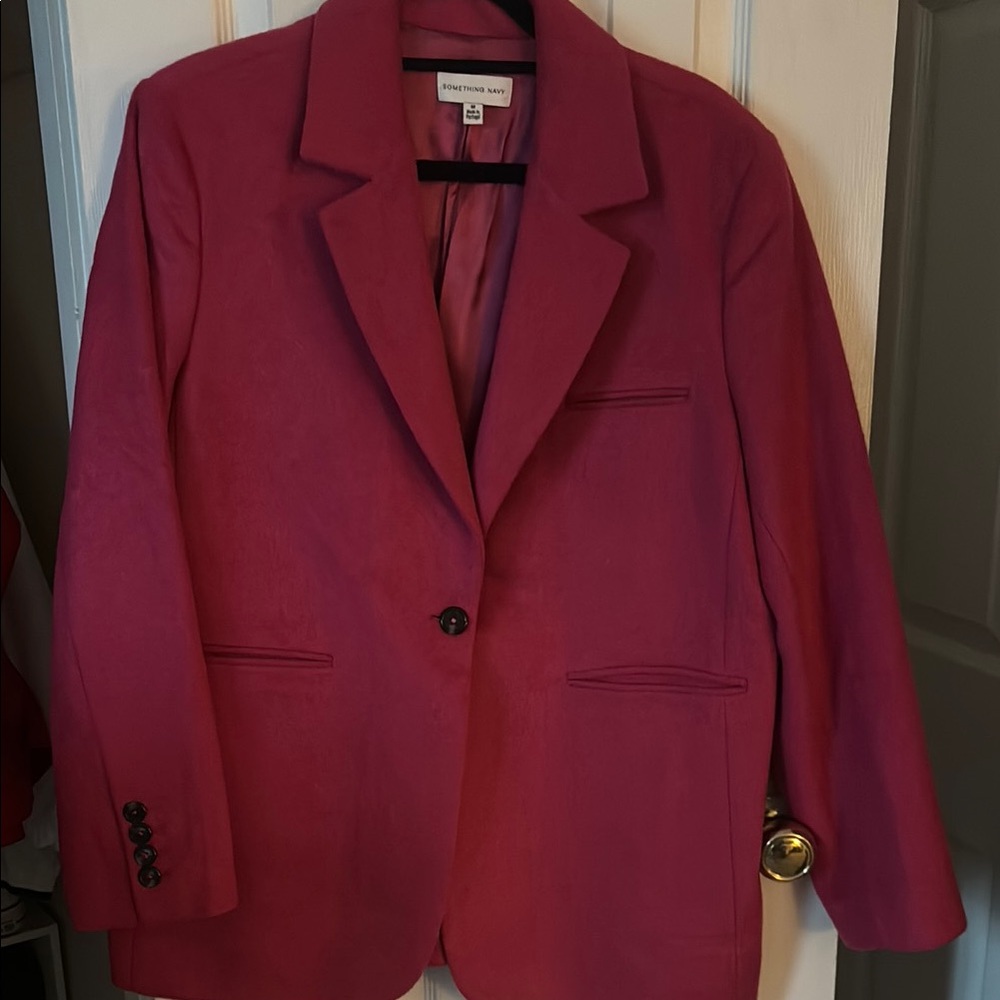 Something Navy Women's Pink Jacket - image 2